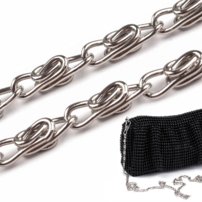 Retiazka na kabelku so zapínaním 90 cm nikel