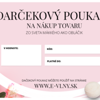 Darčekový poukaz v hodnote 30€