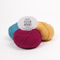 DROPS Cotton Merino - 50% merino vlna, 50% bavlna