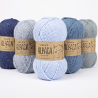 DROPS Alpaca zelená tyrkysová mix 7815