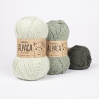 DROPS Alpaca zelená tyrkysová mix 7815