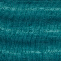 DROPS Fabel smaragdy long print 918