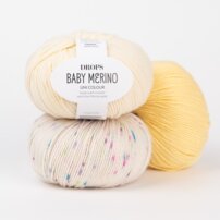 DROPS Baby Merino 68 šedá krištáľová mix
