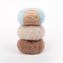 DROPS Brushed Alpaca Silk - 77% alpaka vlna, 23% hodváb