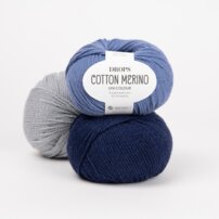 DROPS Cotton Merino - 50% merino vlna, 50% bavlna