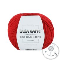 Eco Cashmere kašmír červená 9490