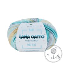 Lana Gatto Baby Soft print 100% merino vlna extra fine