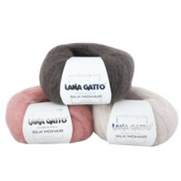 Lana Gatto Silk Mohair 75% SuperKid Mohér, 25% Hobváb